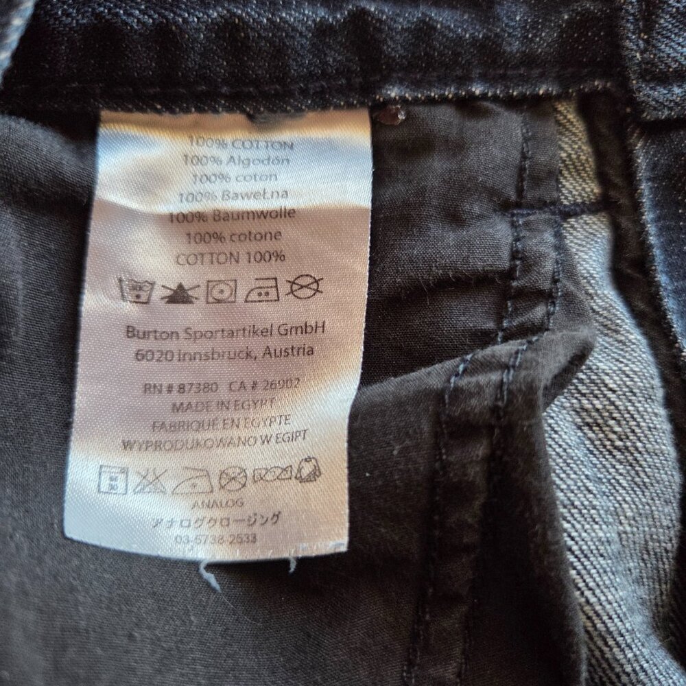 Analog Denim Jeans Arto Saari Men's 32 X 28 Dark Wash Vintage Button Fly‎ Y2K - Picture 9 of 9